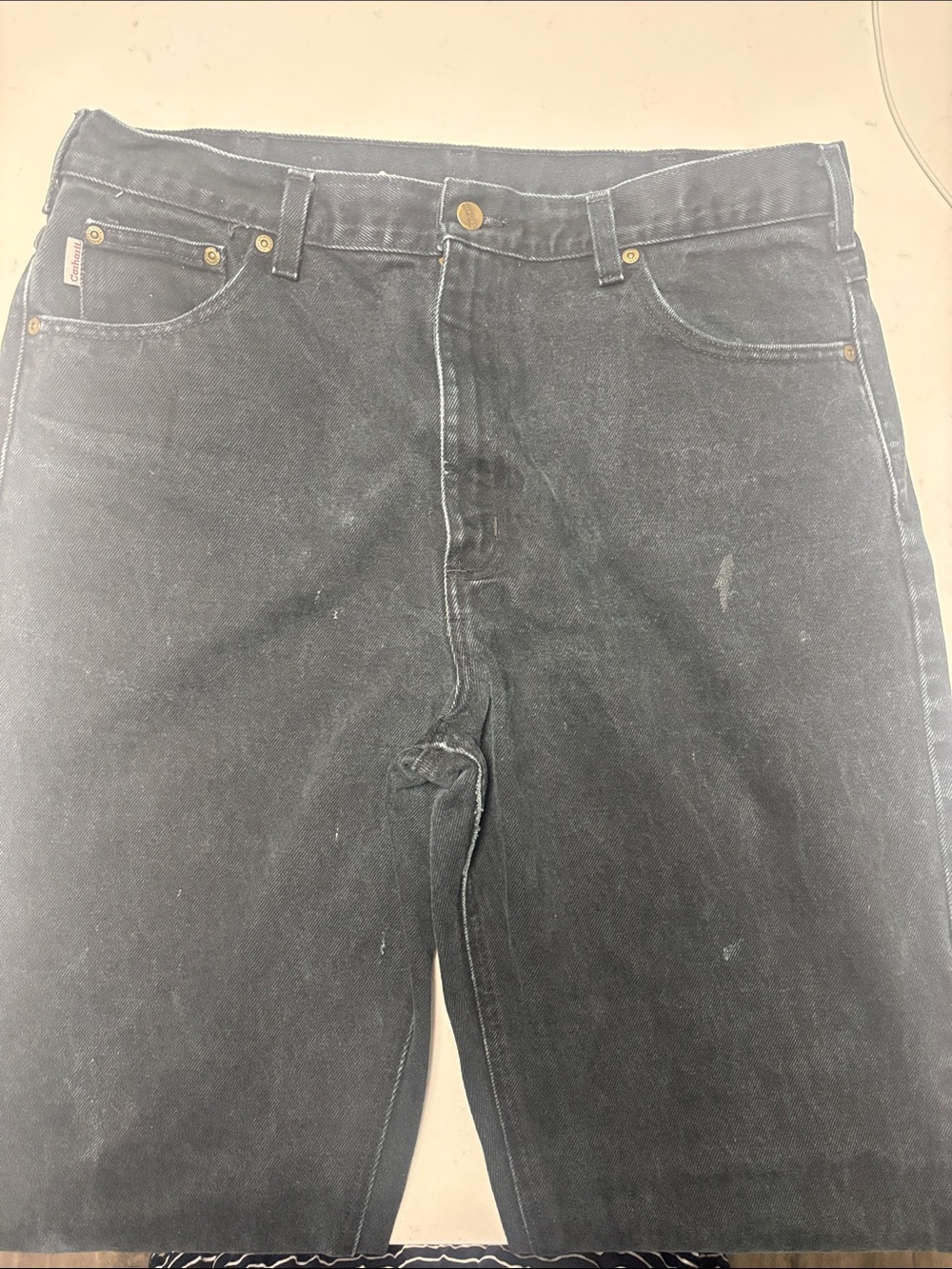 Carhartt Men's Black Relaxed Jeans